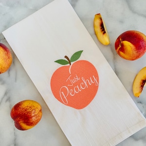 Peach Embroidery Design | Digital Machine Embroidery File | Peach | Just Peachy | Peach Lover  | Georgia Peach | Instant Download | Fruit