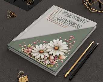Everyday Matters Matt Hardcover Journaling personalized Notebook for Gifts, Graduations