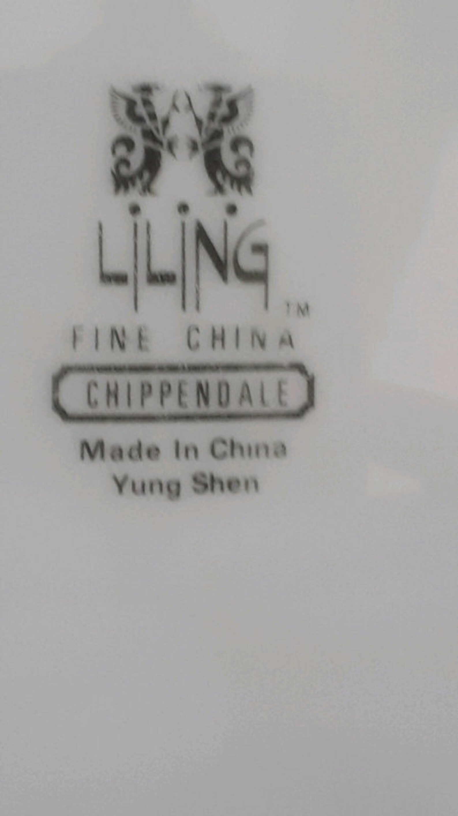 Liling Fine China Yung Shen Chippendale 76 PC Vintage Fine Etsy