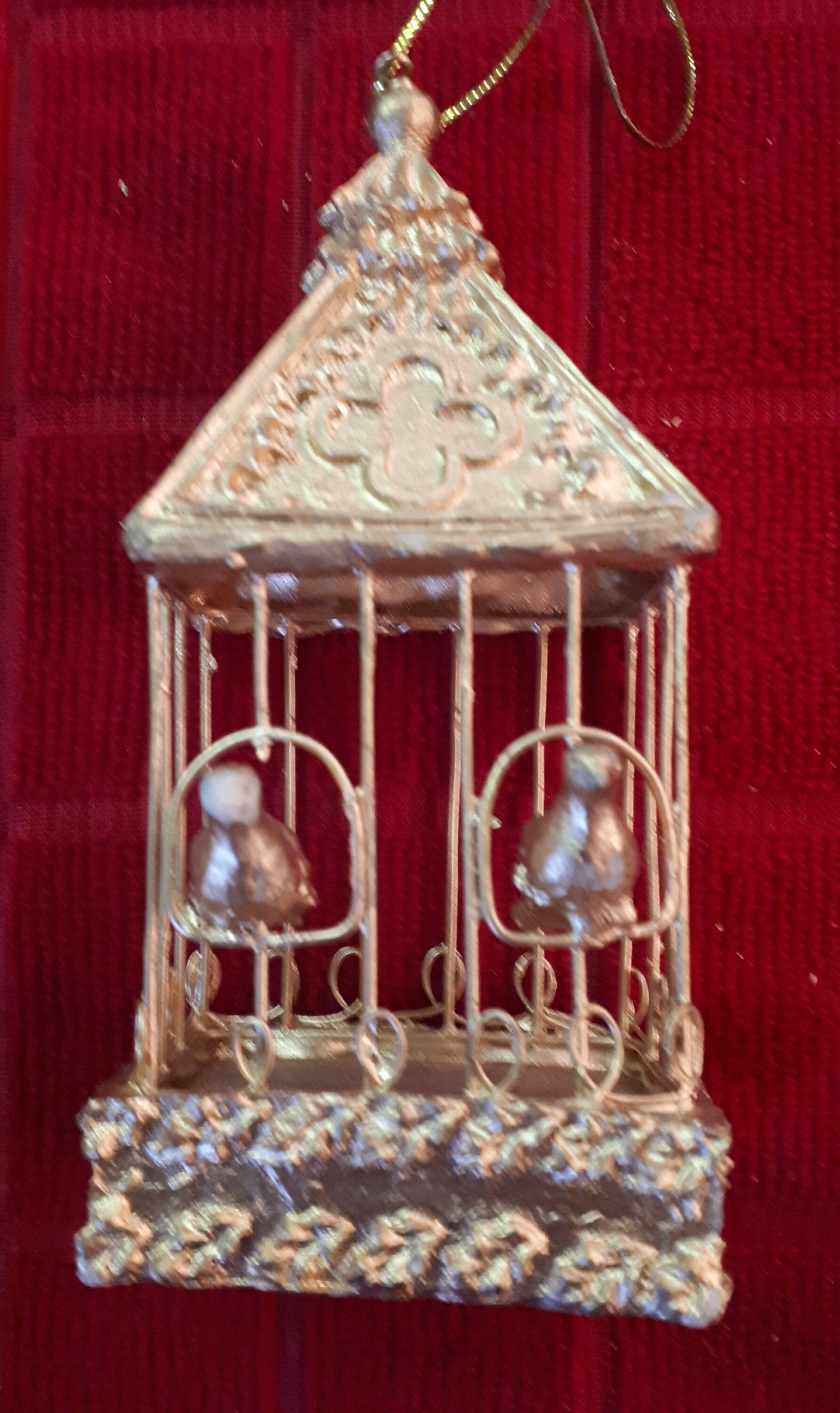 6 Vintage Gold Dove Ornaments Christmas Ornaments Gold Etsy