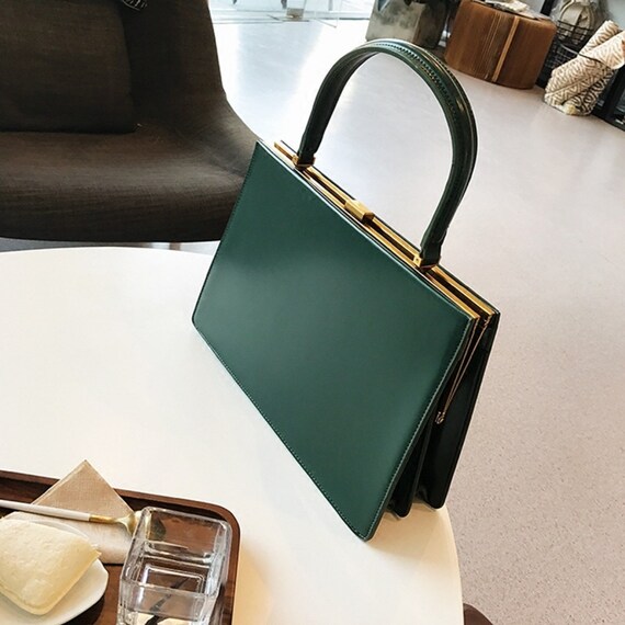 LAUNER STYLE PU Vintage Leather High Quality Handbag Elegant 