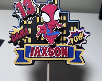 Spiderman Cake Topper