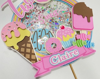 Two Sweet Cake Topper