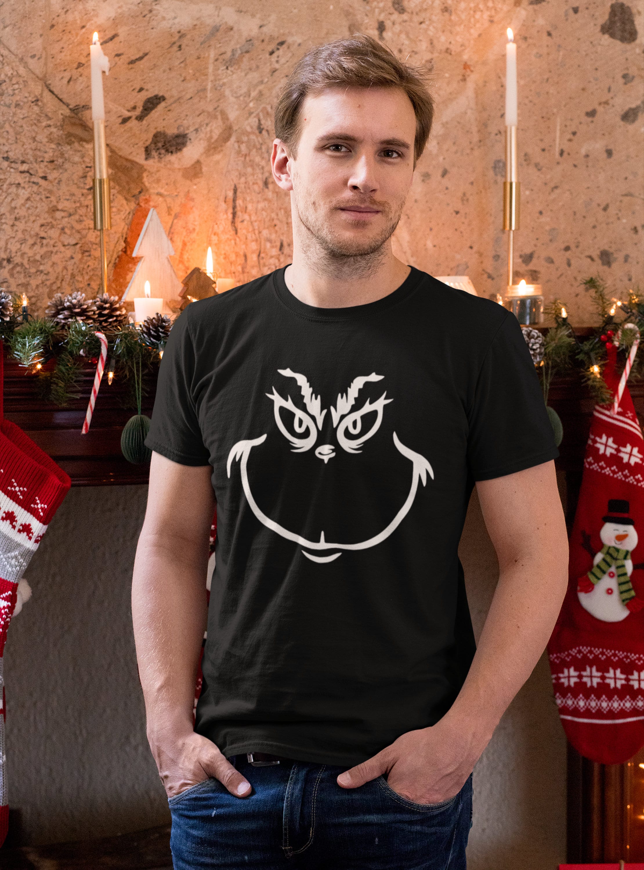 Grinch Christmas T-shirt Grinch Smile 