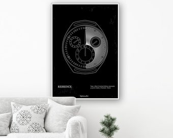 large print digital watch