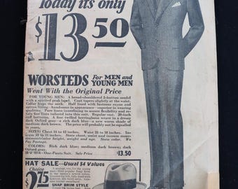 Antique 1920's Montgomery Wards Catalog 195 Pages 7" x 9 1/2" VG Condition