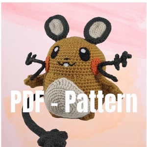 Amigurumi Dedenne - PDF Crochet Pattern (ENG)
