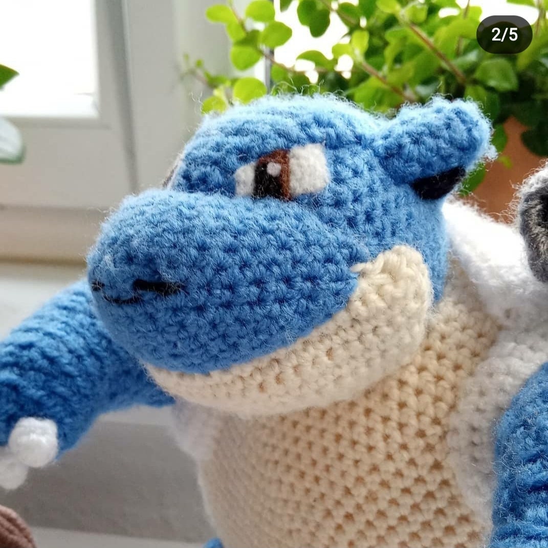 Amigurumi Blastoise PDF Crochet Pattern ENG Etsy