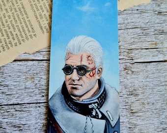 Geralt Of Rivia, The Witcher, Bookmark, art,