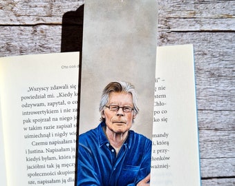 Stephen King, bookmark, author of horrors,