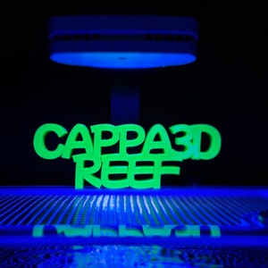 Custom Made Reef Sign - 7 inch by 3 inch - For Fish Tank Fish Tank Decorations Aquarium Aquarium Decor