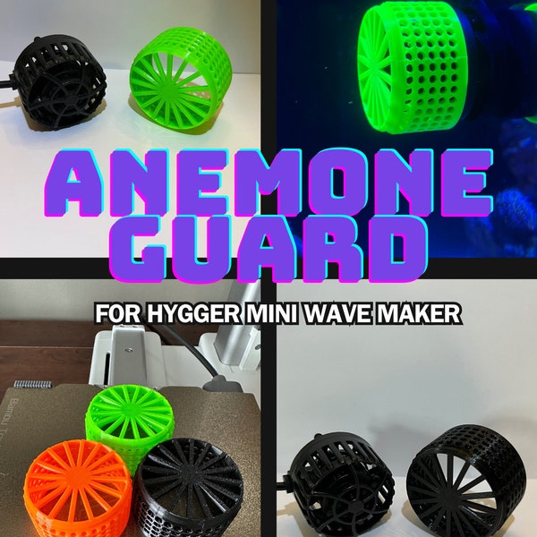 Anemone Guard For Hygger Mini Wave Maker hygger 1600 GPH 14w - For Fish Tank Fish Tank Decorations Aquarium Aquarium Decor