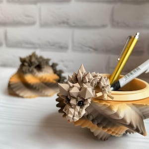 Mini Spiky Dragons with Twisting Egg – Articulated 3D Printed Fantasy Toy Set