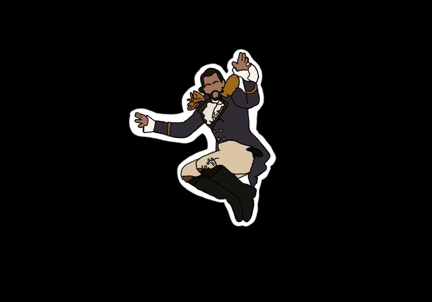 Hamilton// Lafayette Sticker Etsy