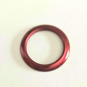 Ruby Red Metal  Bezel For Gucci 1100/1200 Interchangeable Bezel Watches