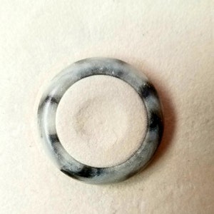 Black and White Marbled Bezel For Gucci 1100/1200 Bezel Watch. Matte, not Shiny. New (old stock).