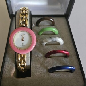 Gucci Vintage Interchangeable Bezel Watch - Etsy display picture 1