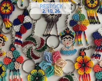 Mexikanischer Huichol Schlüsselanhänger