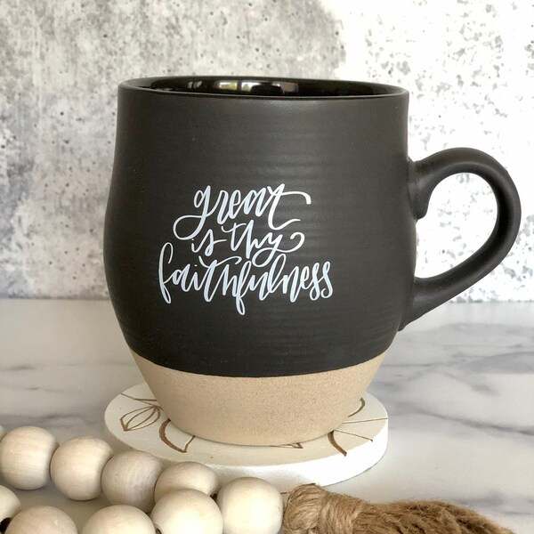 Hand Lettered Mug Etsy