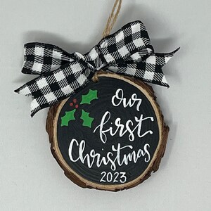 Our First Christmas Ornament | Couple Names | Custom Ornament | Personalized Gift