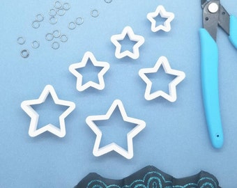 Polymer clay cutter, Star cutters, clay cutters