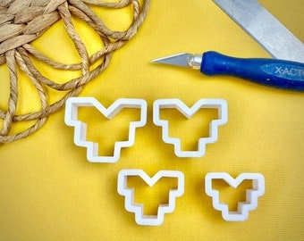 Polymer clay cutters, Half aztec cutter, clay cutter