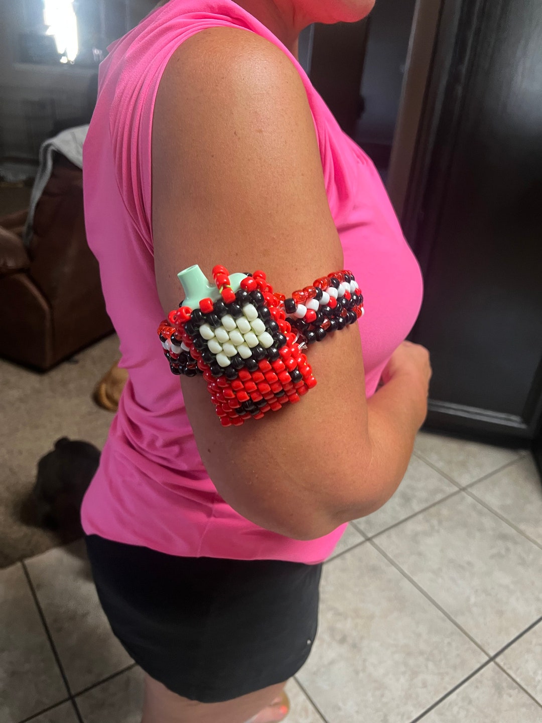 Kandi Pouch Arm Cuff plus Size Etsy