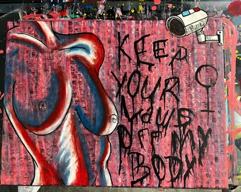 Canvas Painting- “Invading Privacy”