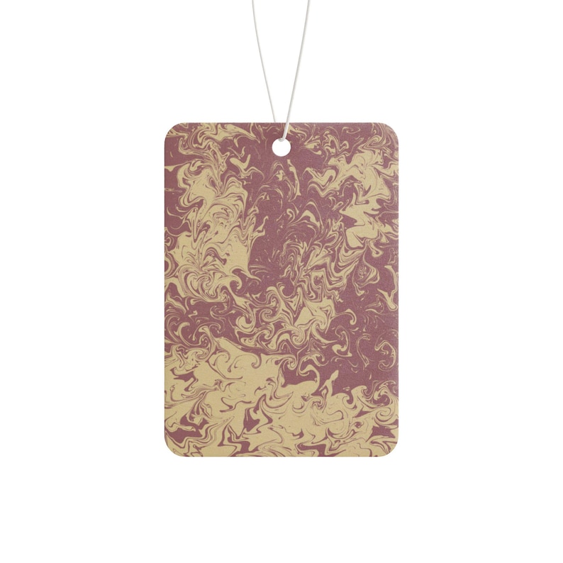 Garnet & Gold Tie Dye Car Air Freshener | College Color Car Accessory | Pine - New Car - Black Ice Scents | Cute Game Day Gift image 4