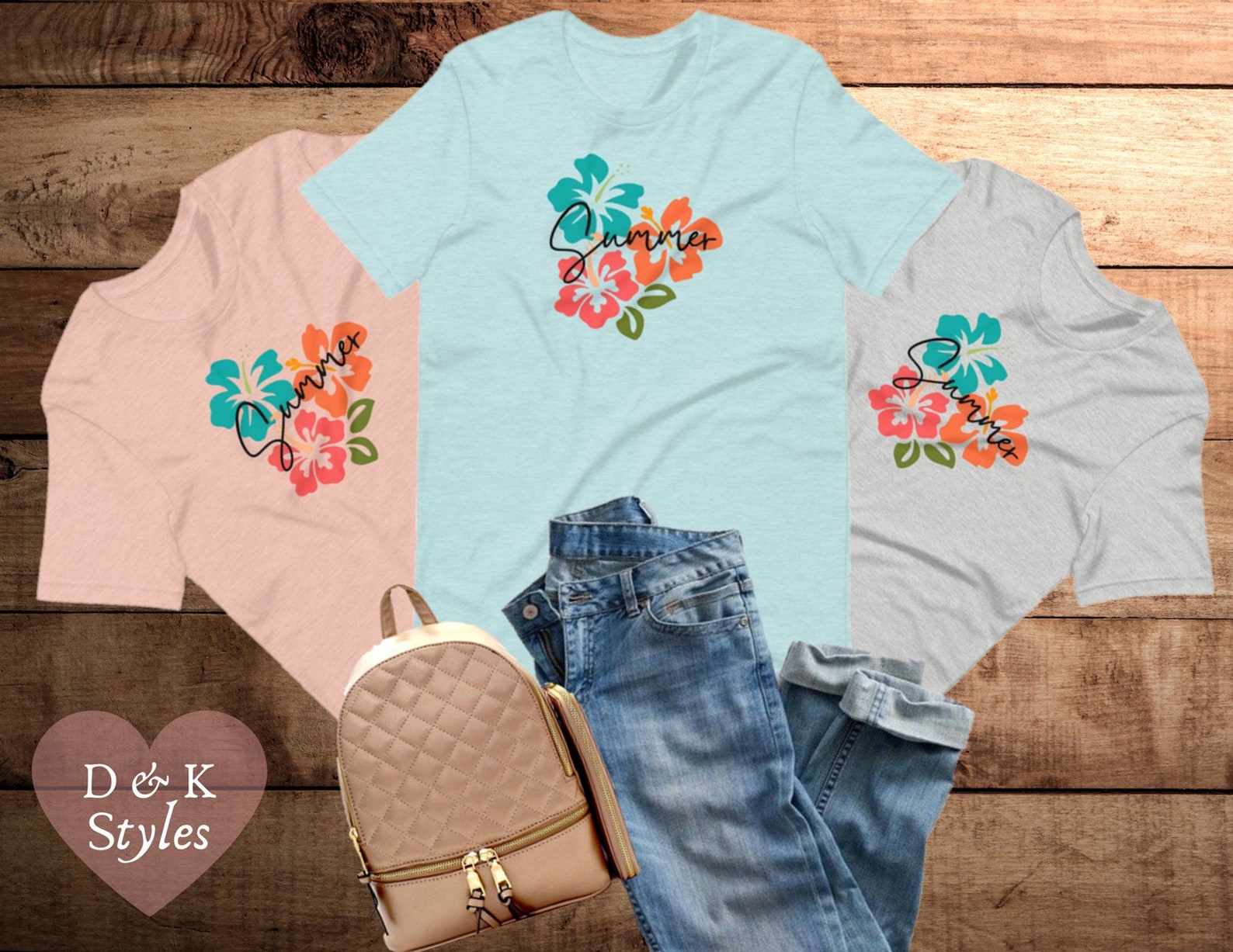 Summer Hibiscus Hawaiian Aloha Sun Floral Beach Surf Fun Shirt Etsy