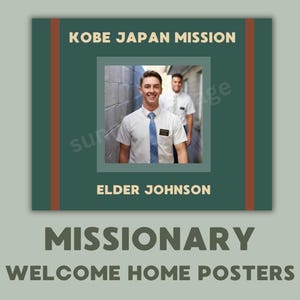 Elder Missionary Poster, Airport Signs, Church of Jesus Christ of Latter Day Saints, Homecoming LDS, Mission Farewell, Called to Serve