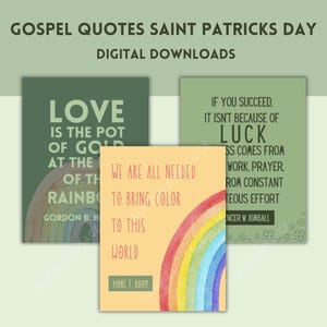 Folletos del Evangelio de San Patricio Descarga digital, Primaria, Seminario, Mujeres Jóvenes, Ministración, Iglesia de Jesucristo de los Santos de los Últimos Días