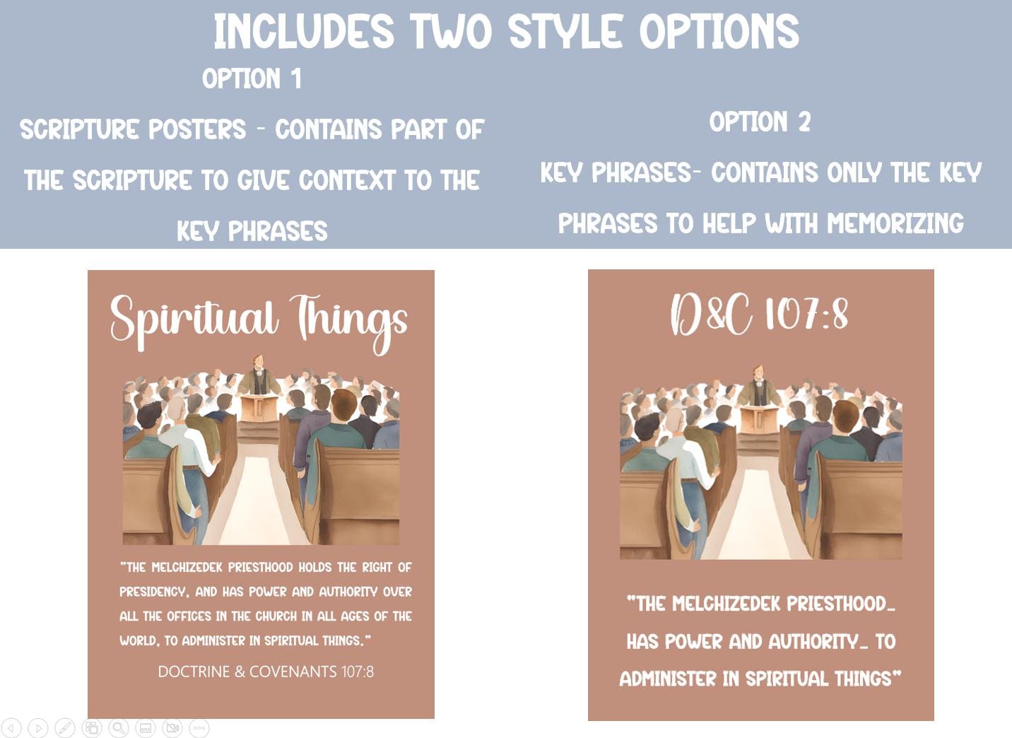 Doctrine and Covenants Scripture Mastery Posters, Seminary Decor ...