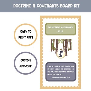 Small Doctrine and Covenants Bulletin Board, 2025 Come Follow Me ...