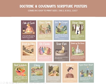 Lehre und Bündnisse Schriftplakate, Komm und folg mir 2025 (digitaler Download)