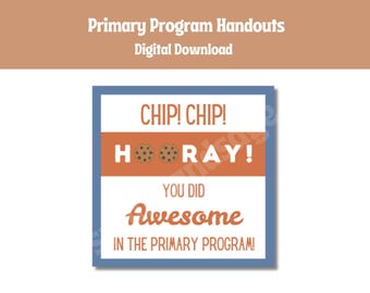 Folleto del Programa de la Primaria SUD / Chip Chip Hooray Treat (Descarga digital)