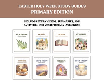 LDS Oster Karwoche Studienführer | Primäre Kinderaktivität (Digitaler Download)