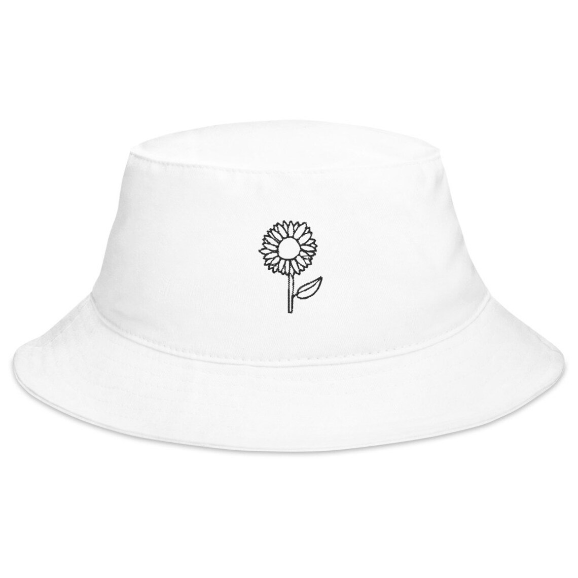 Cute Flower Bucket Hat Festival Girl Cap Embroidered Etsy