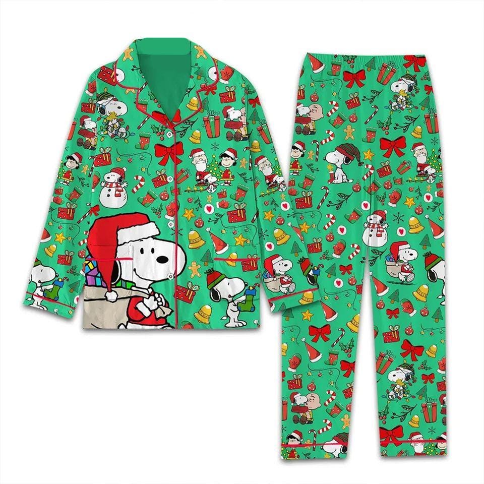 Peanuts christmas pajamas hotsell