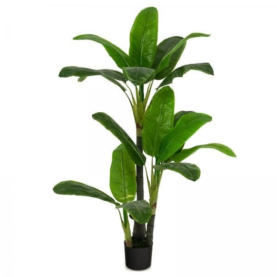 Plant Tree Artificial Tree with Large Leaves Eucalyptus Home Decor Entry Decor
