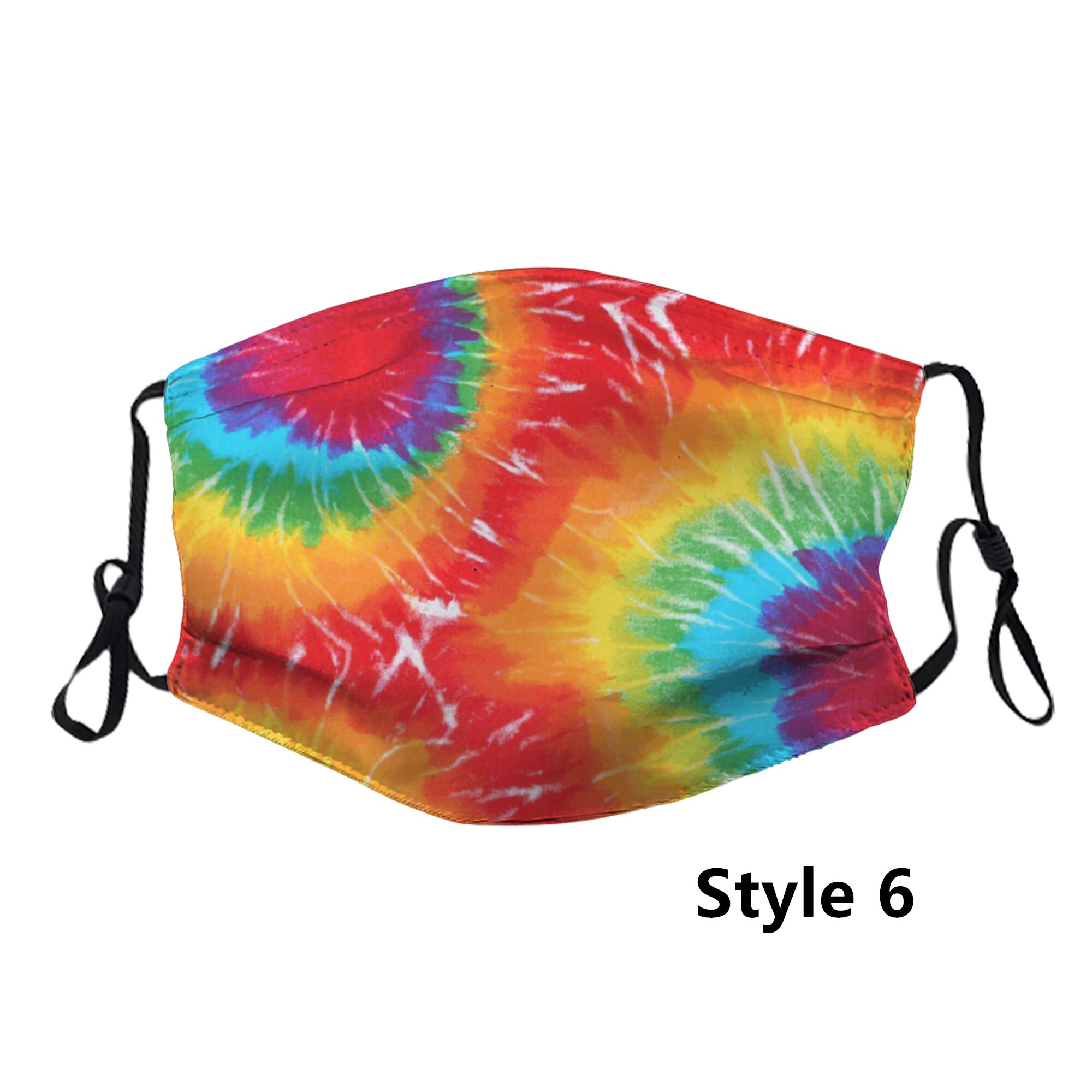 Tie Dye Face Mask With Filter Pocket Tie Dye Mask Washable Etsy