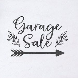 Garage Sale Sign SVG - Garage Sale SVG - Sale Sign SVG - Yard Sale Svg - Junking Svg - Sign Svg - Farmhouse Sale Sign Svg - Garage Sale Dxf