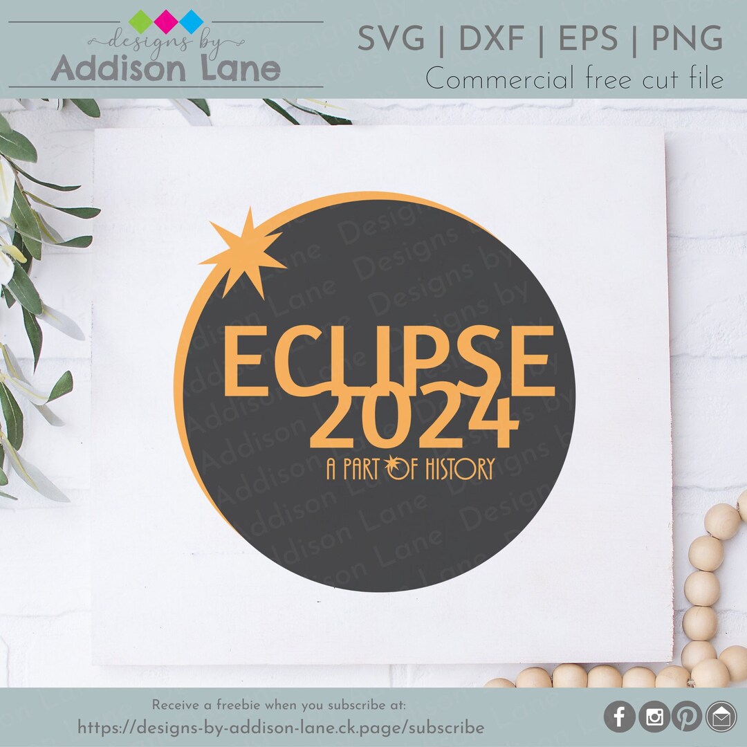 Solar Eclipse SVG April 8 2024 SVG A Part of History SVG Solar Eclipse