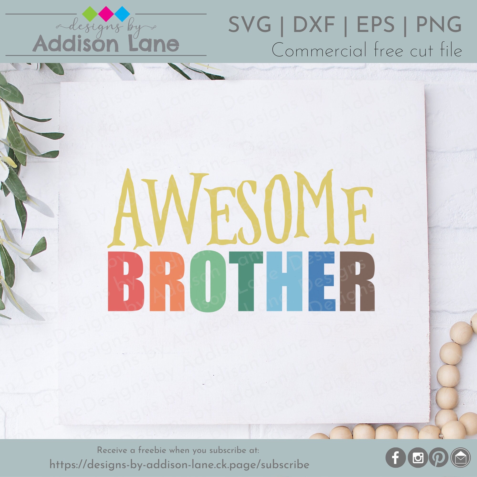 Awesome Brother SVG - Proud Brother SVG - Best Brother SVG - Big ...