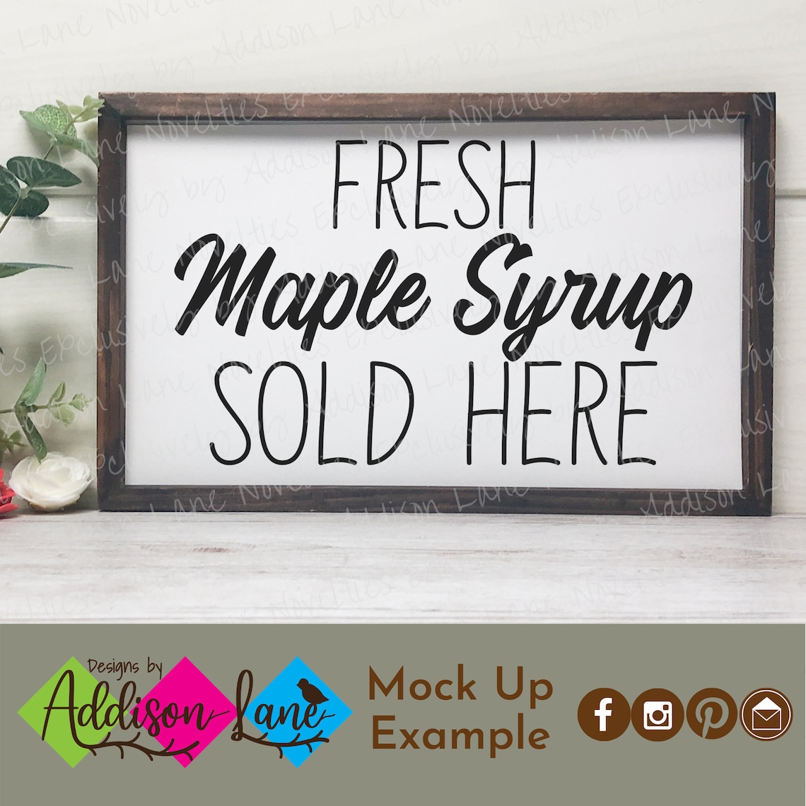 Fresh Maple Syrup Sold Here SVG Maple Syrup SVG Maple Etsy