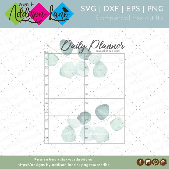 60 Minute Planner Printable Productivity Daily Planner 60 - Etsy