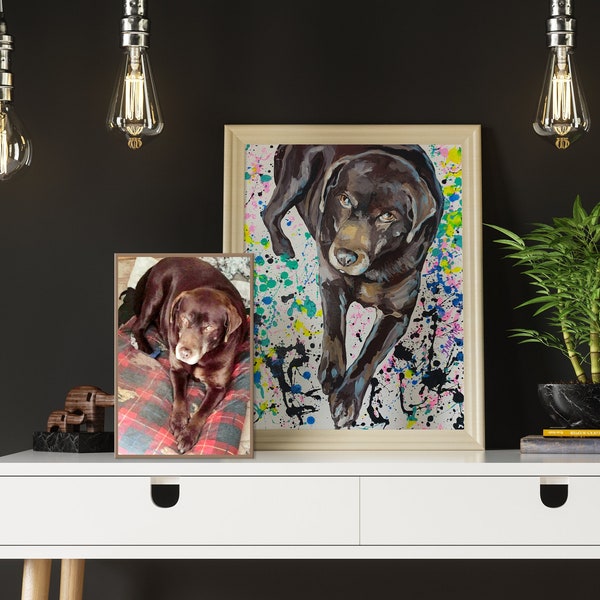 Capturing Furry Personalities, Custom Hand-Painted Portrait of Your Precious Pets From Photo, Pet Memorial Painting, Realistic Pet Portraits