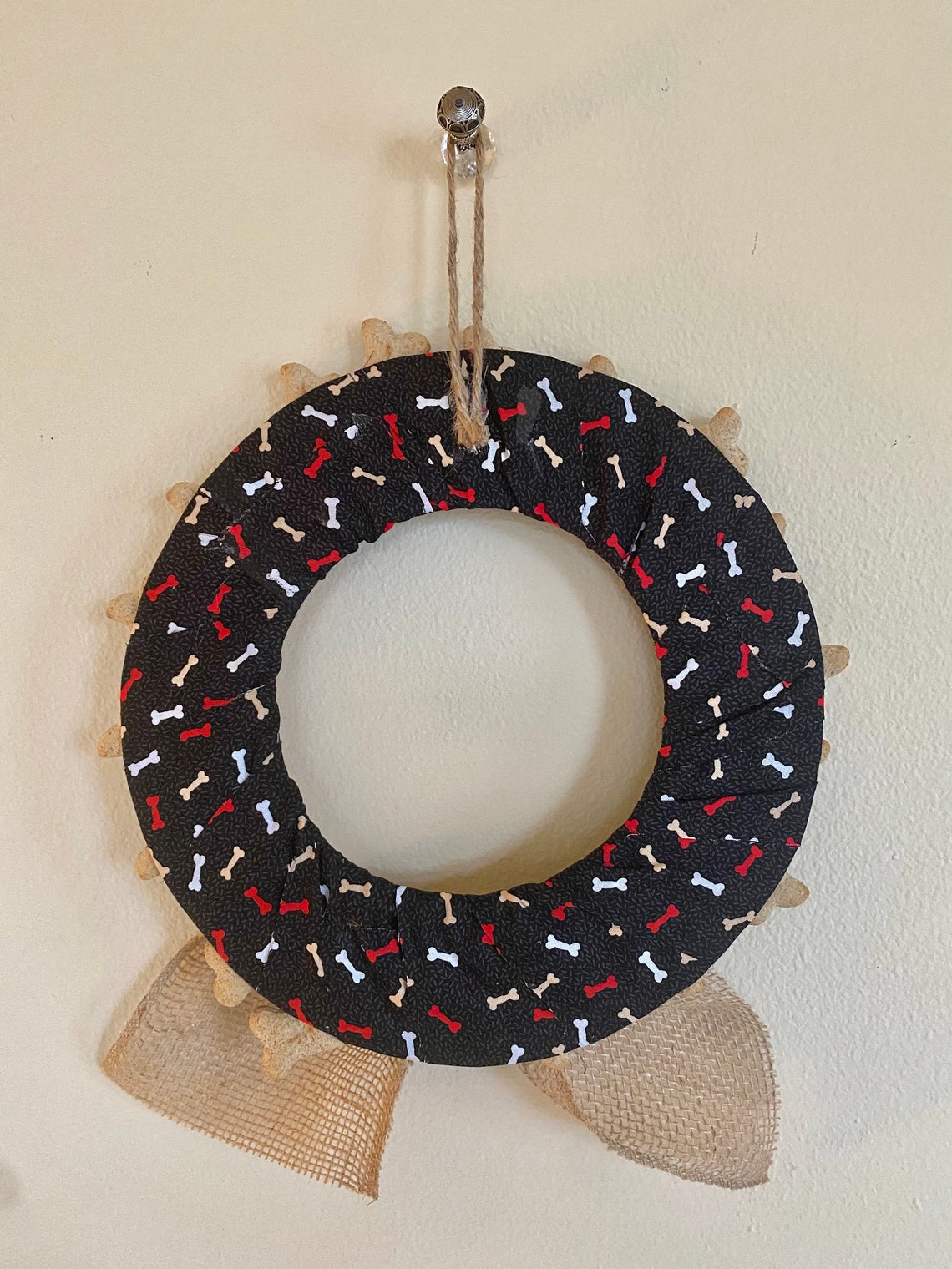 Dog Bone Wreath Dogs Birthday Wreath New Puppy Milk Bone Etsy