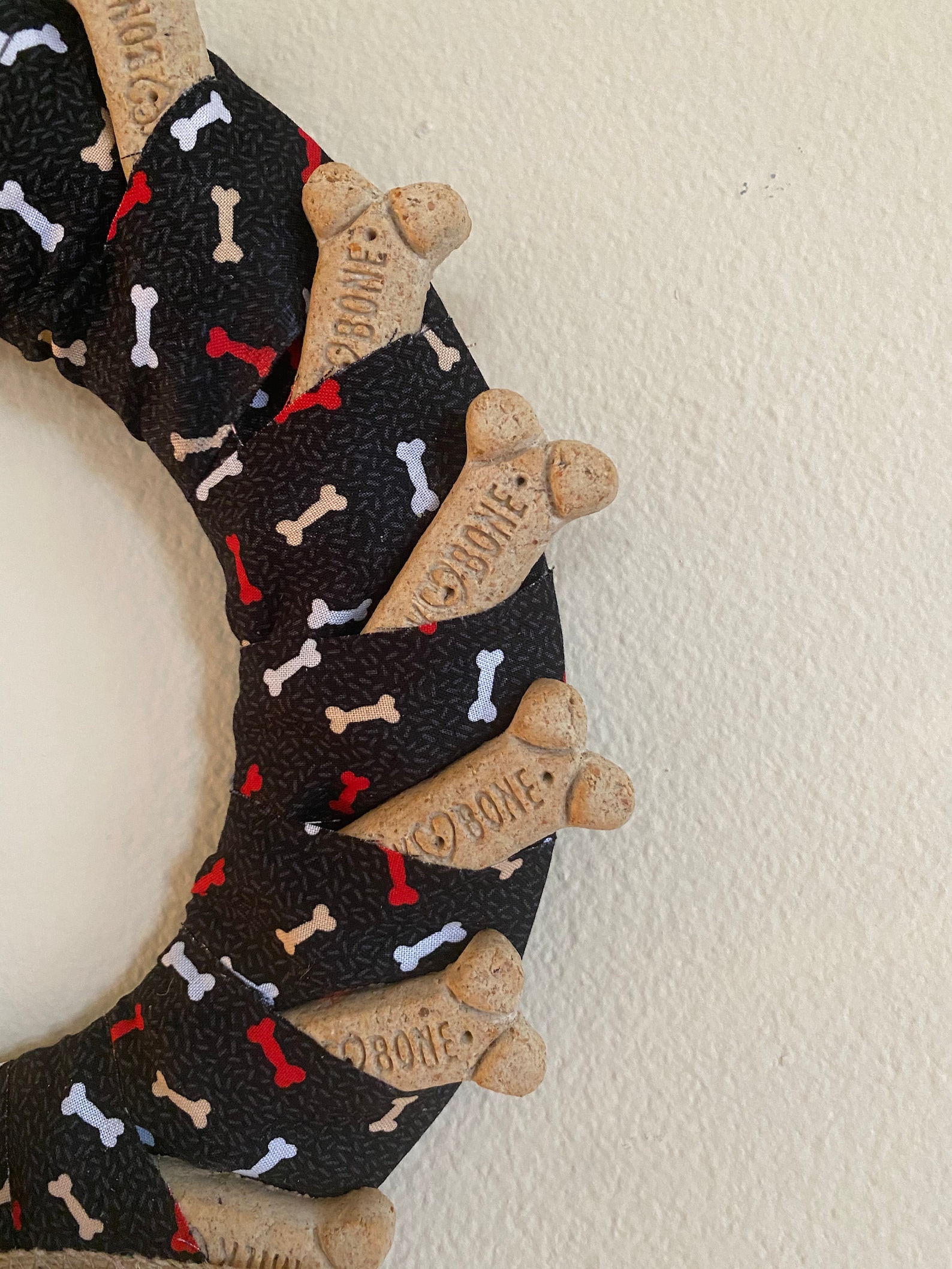 Dog Bone Wreath Dogs Birthday Wreath New Puppy Milk Bone Etsy