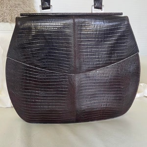 Giorgio Armani vintage Genuine brown Leather bag Large  high quality hand Bag business Women Chic large document solid bag  made in Italy